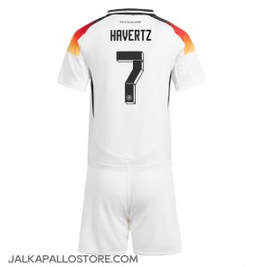 Saksa Kai Havertz #7 Kotipaita Lapsille EM-Kisat 2024 Lyhythihainen (+ shortsit)